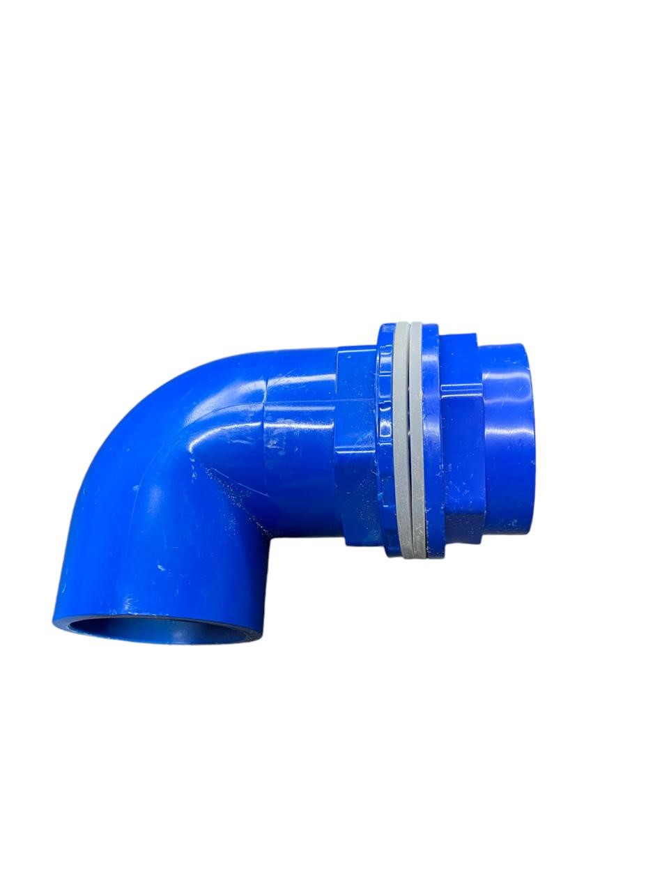 CONECTOR COM FLANGE 90º EM PVC DN40 - Imagem 4