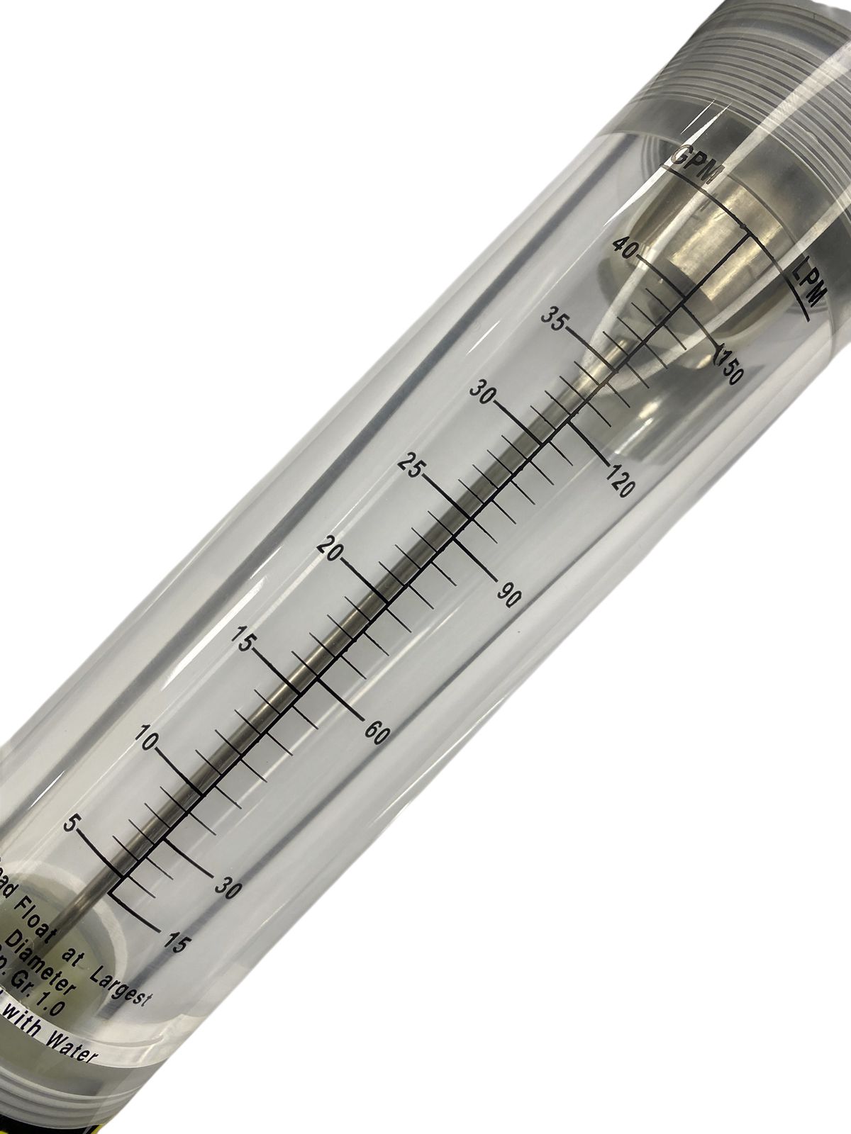 Rotâmetro Água 15 A 150 LPM BSP DN40 - Imagem 2