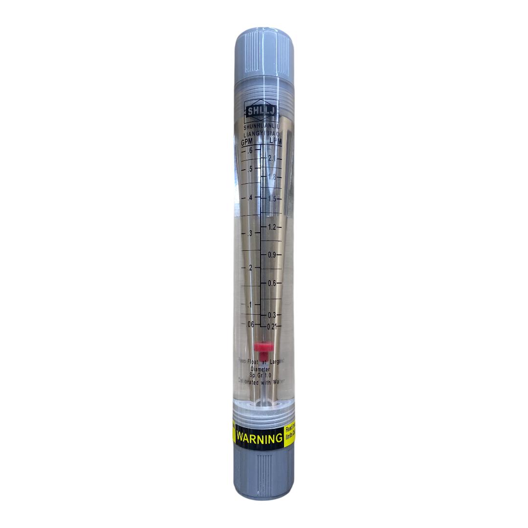 Rotâmetro Água 0.8 A 1.8 LPM BSP DN15