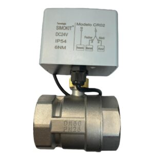 Válvula Esfera Reta Inox DN50 CR02 24V