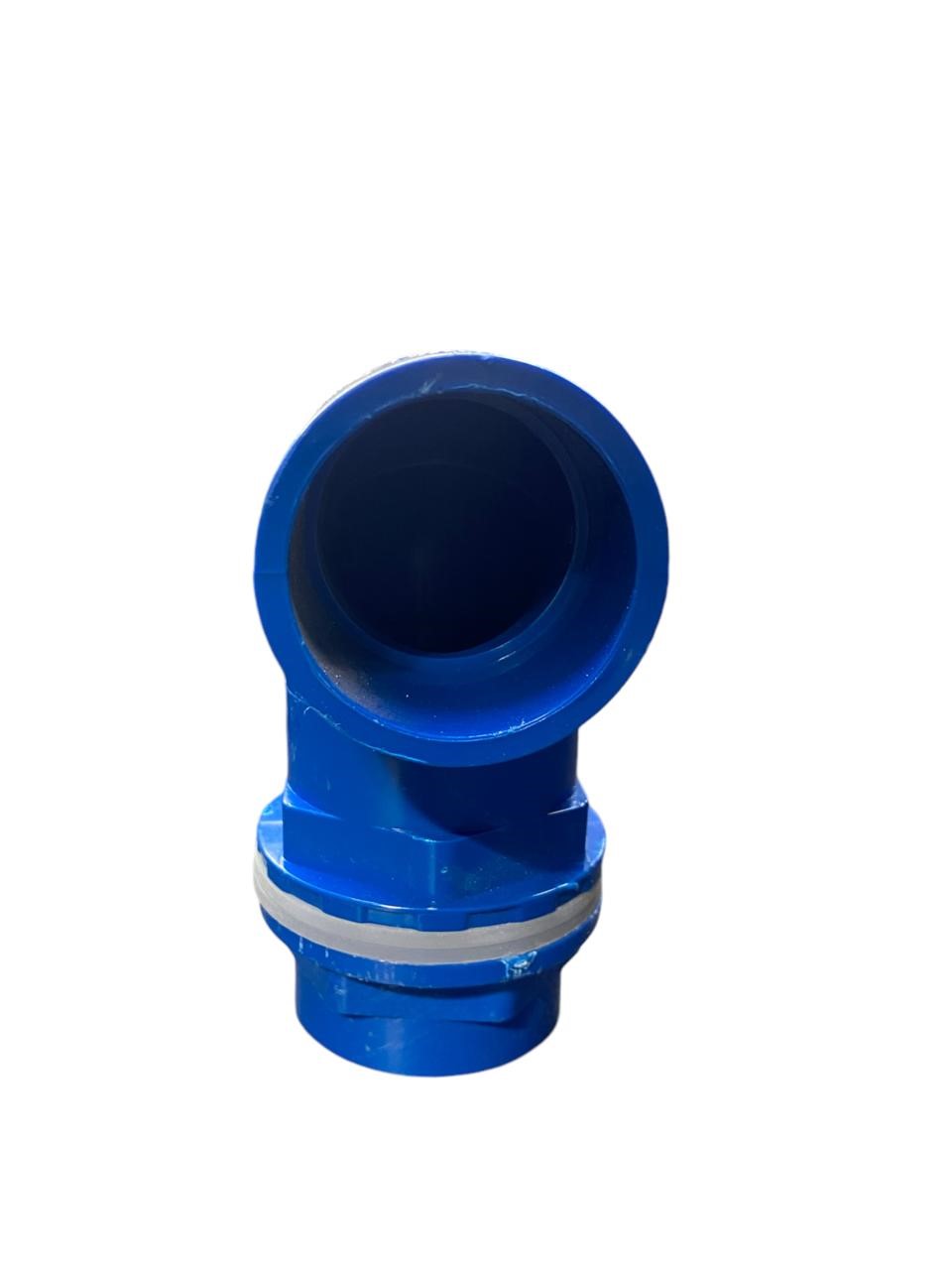 CONECTOR COM FLANGE 90º EM PVC DN40 - Imagem 3