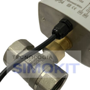 Válvula Motorizada Esfera Eletrica 3/4 Pol Dn20 Inox 24vdc