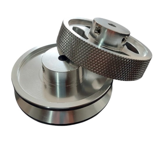RODA PARA ENCODER ALUMINIO DIÂMETRO EM U 200MM