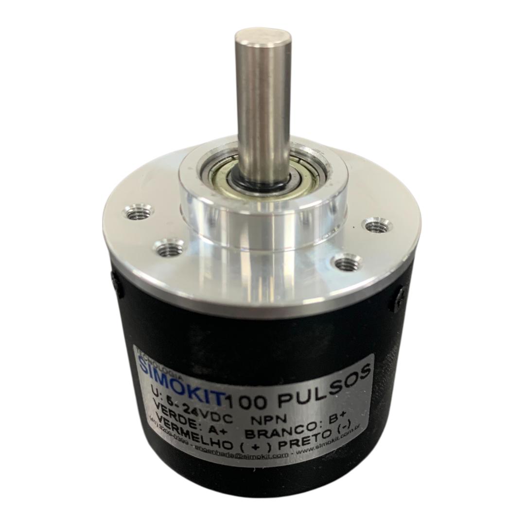 Encoder 100 Pulsos NPN Eixo 6mm 5-24v - SIMOKIT