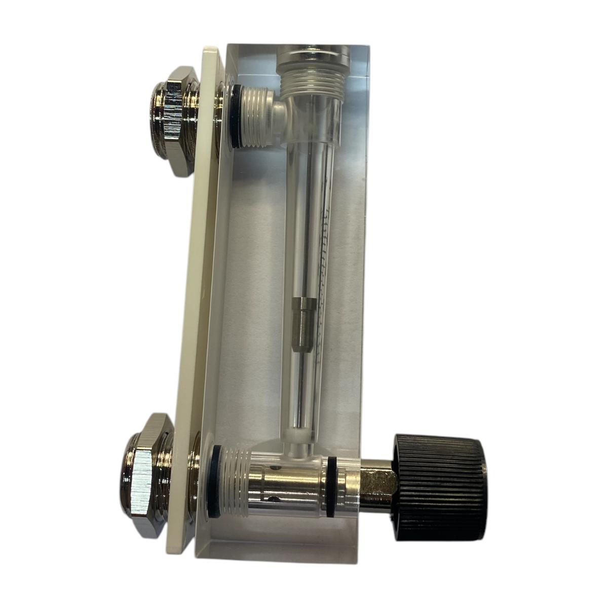 Rotâmetro Painel Ar 8mm 6-60 L/Min C/ Válvula - Imagem 2