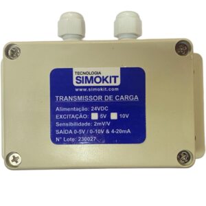 Transmissor Célula Carga Pesagem 0-5-10v 4-20ma + 4 Cel 5kg + Caixa de Junção