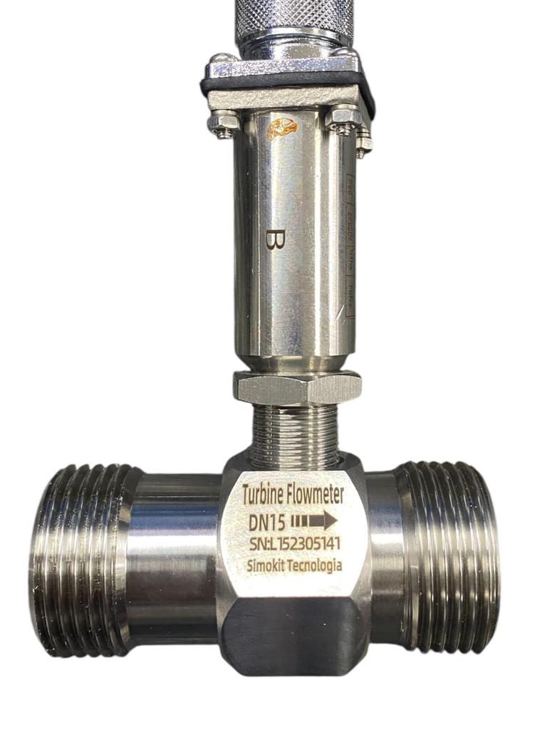 Sensor De fluxo inox Alta Precisão Dn15 - Imagem 2