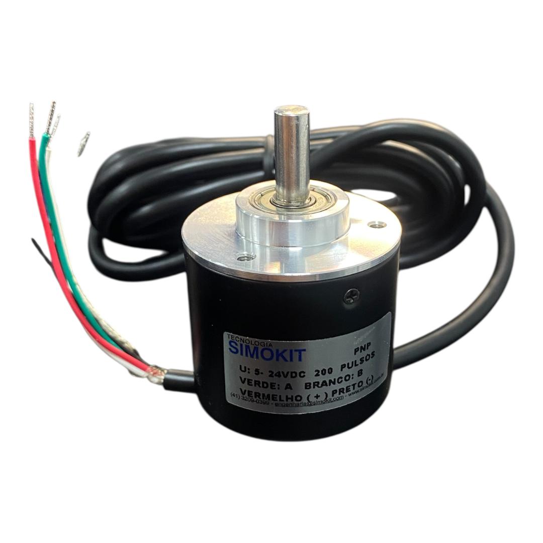 Encoder 200 Pulsos PNP Eixo 6mm 5-24v – SIMOKIT – SIMOKIT
