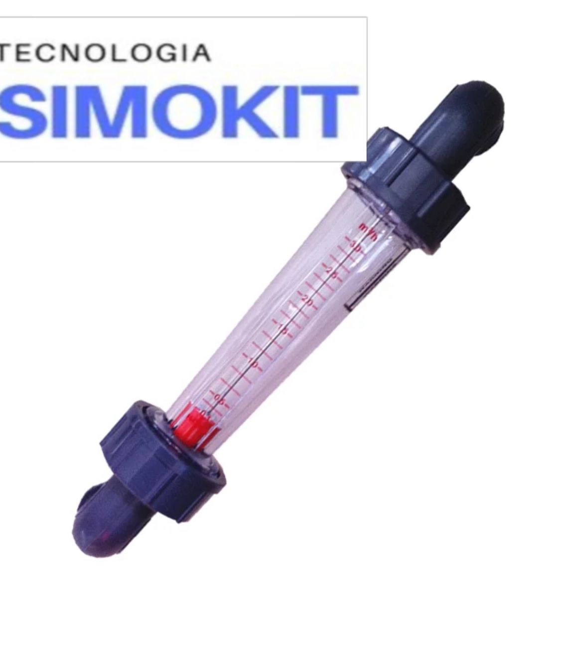 Rotâmetro painel curvo Água 400 A 4000 L/h DN32 rosca bsp - Imagem 3