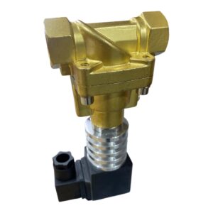 Válvula Solenoide NF Latão DN15 Alta Temperatura 300C 24V
