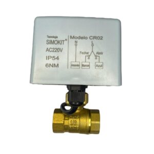 Válvula Esfera Reta Latão DN15 CR02 220V