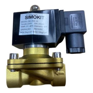 Válvula Solenoide NF Latão DN15 220V