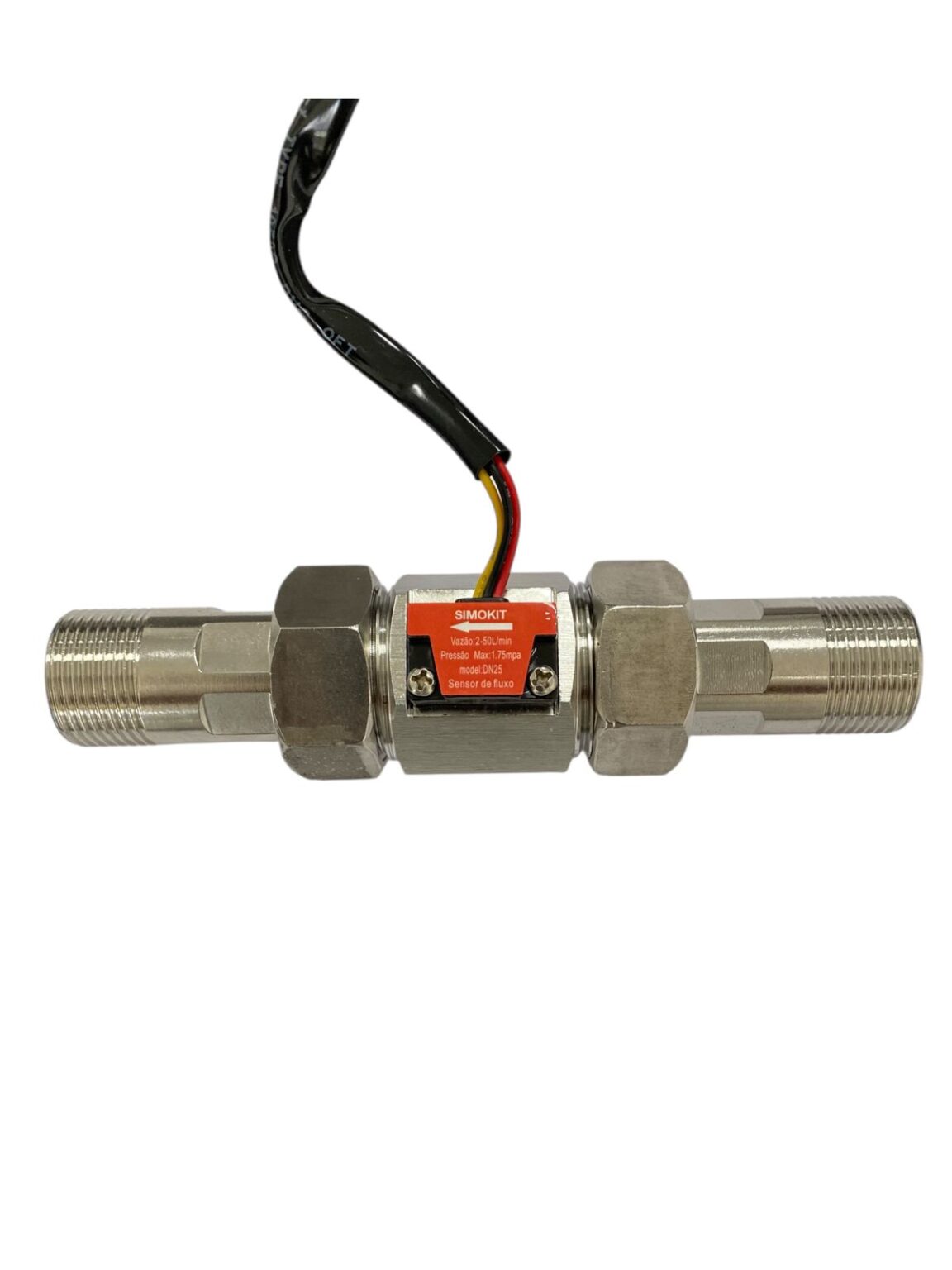 Kit Sensor De Fluxo Inox H Dn25 + Conexões em Inox – SIMOKIT