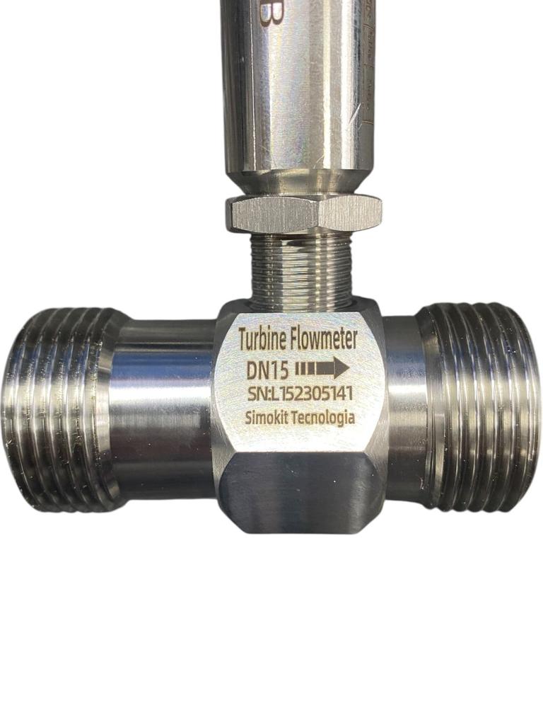Sensor De fluxo inox Alta Precisão Dn15 - Imagem 3