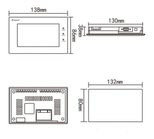 Hmi Touch Samkoon 4.3 Polegada - Imagem 3