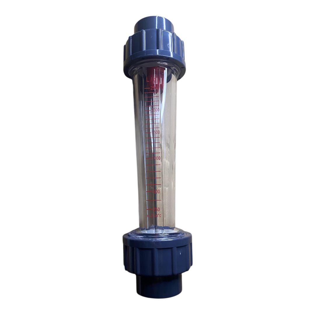 Rotâmetro Água 250 A 2500 L/h DN25 Rosca BSP
