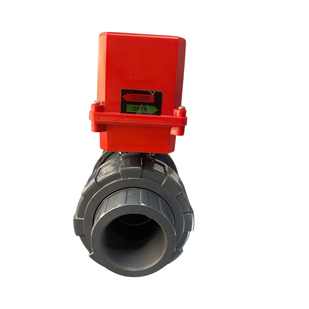 Válvula Esfera Reta UPVC DN40 CTF02 220V - Imagem 2