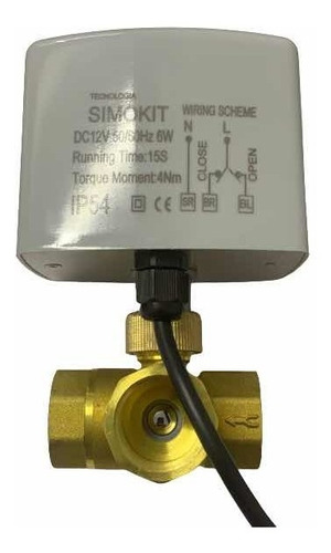 Válvula Esfera 3 Vias Latão DN15 CR02 24V - Imagem 3