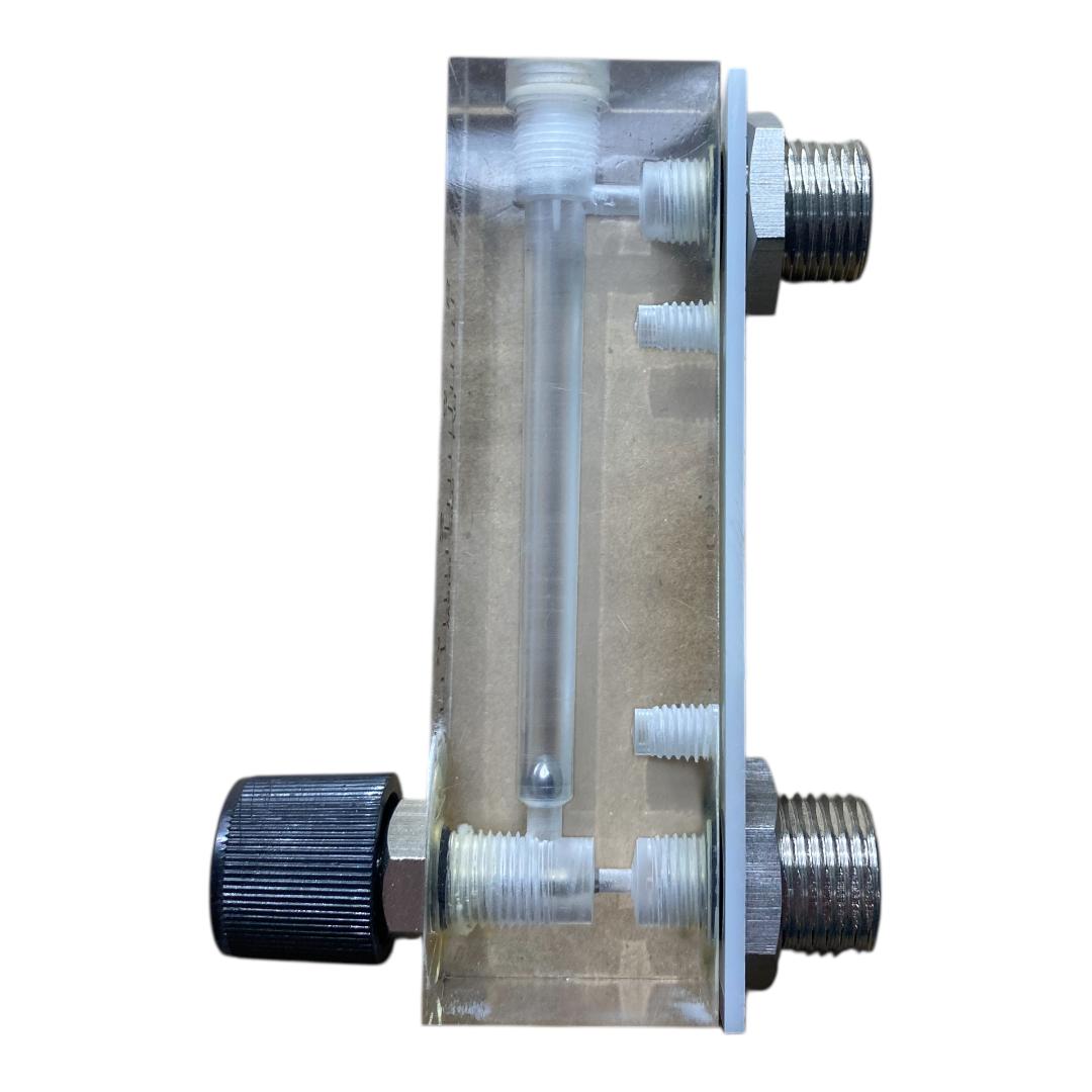 Rotâmetro Painel Água 1/4 2-20 L/h c/ válvula - Imagem 2
