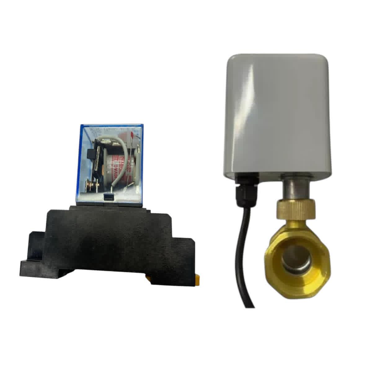 Válvula Esfera Reta Latão DN20 CR02 220V + Rele