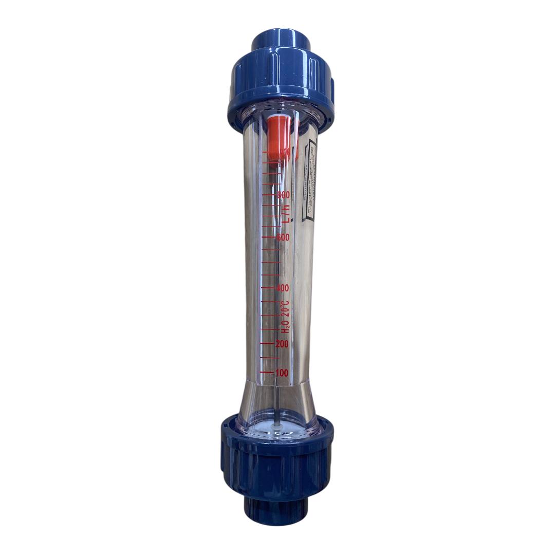 Rotâmetro Água 100 A 1000 L/h Rosca BSP DN20