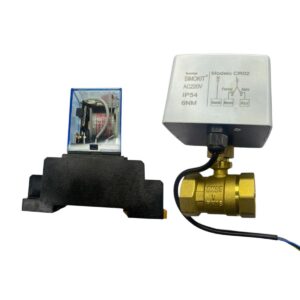 Válvula Esfera Reta Motorizada 1" 220v + Rele