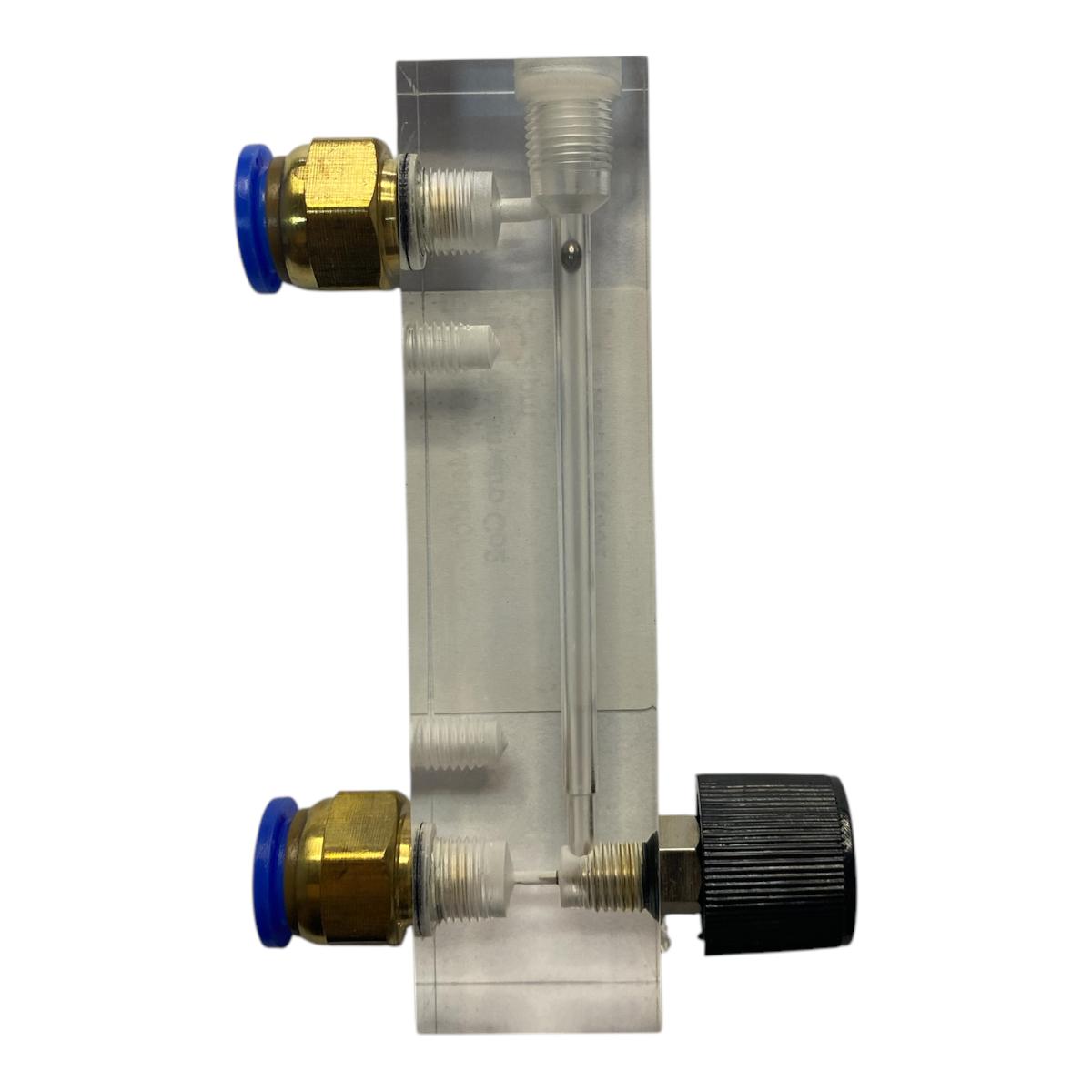 Rotâmetro Painel Co2 60-600ML/Min C/ Válvula - Imagem 2