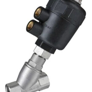 Válvula Angular Pneumática 1' - Aço Inox 316