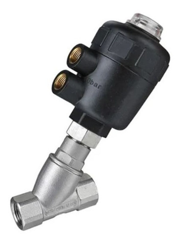 Válvula Angular Pneumática 1' - Aço Inox 316