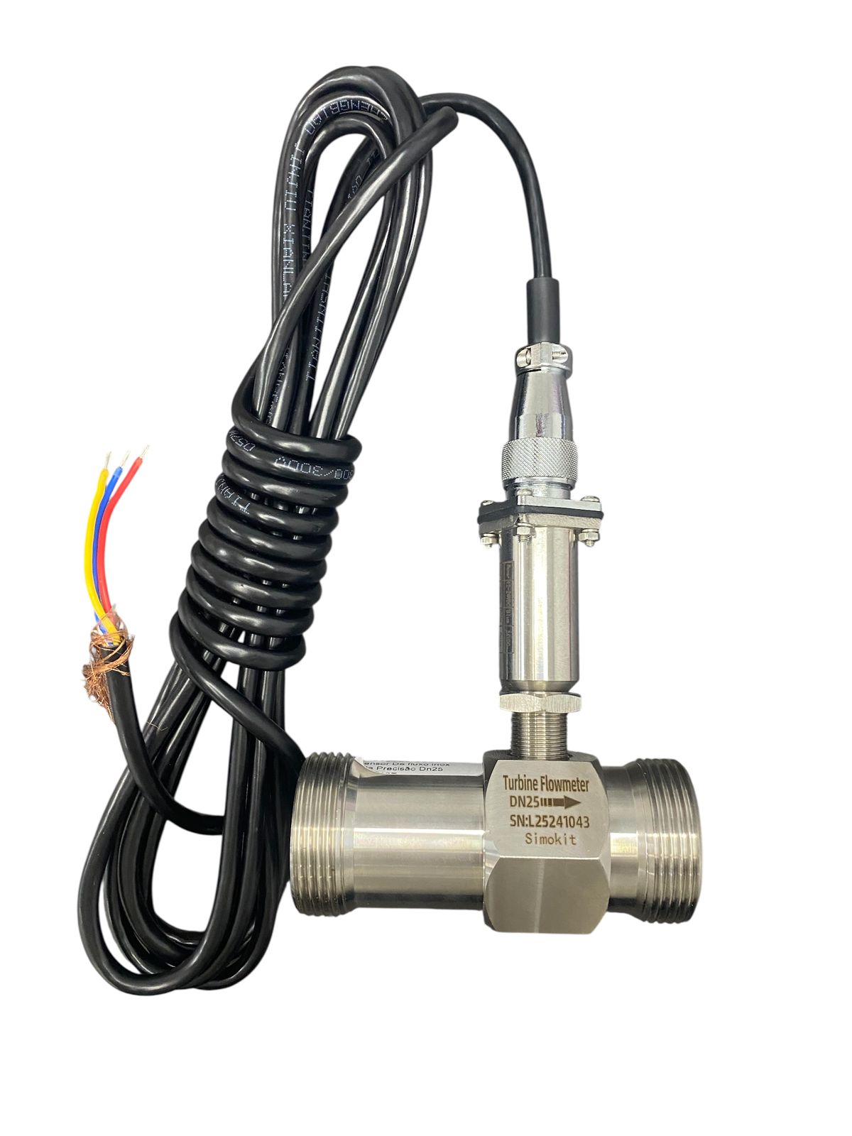 Sensor De fluxo inox Alta Precisão Dn25 SIMOKIT – SIMOKIT