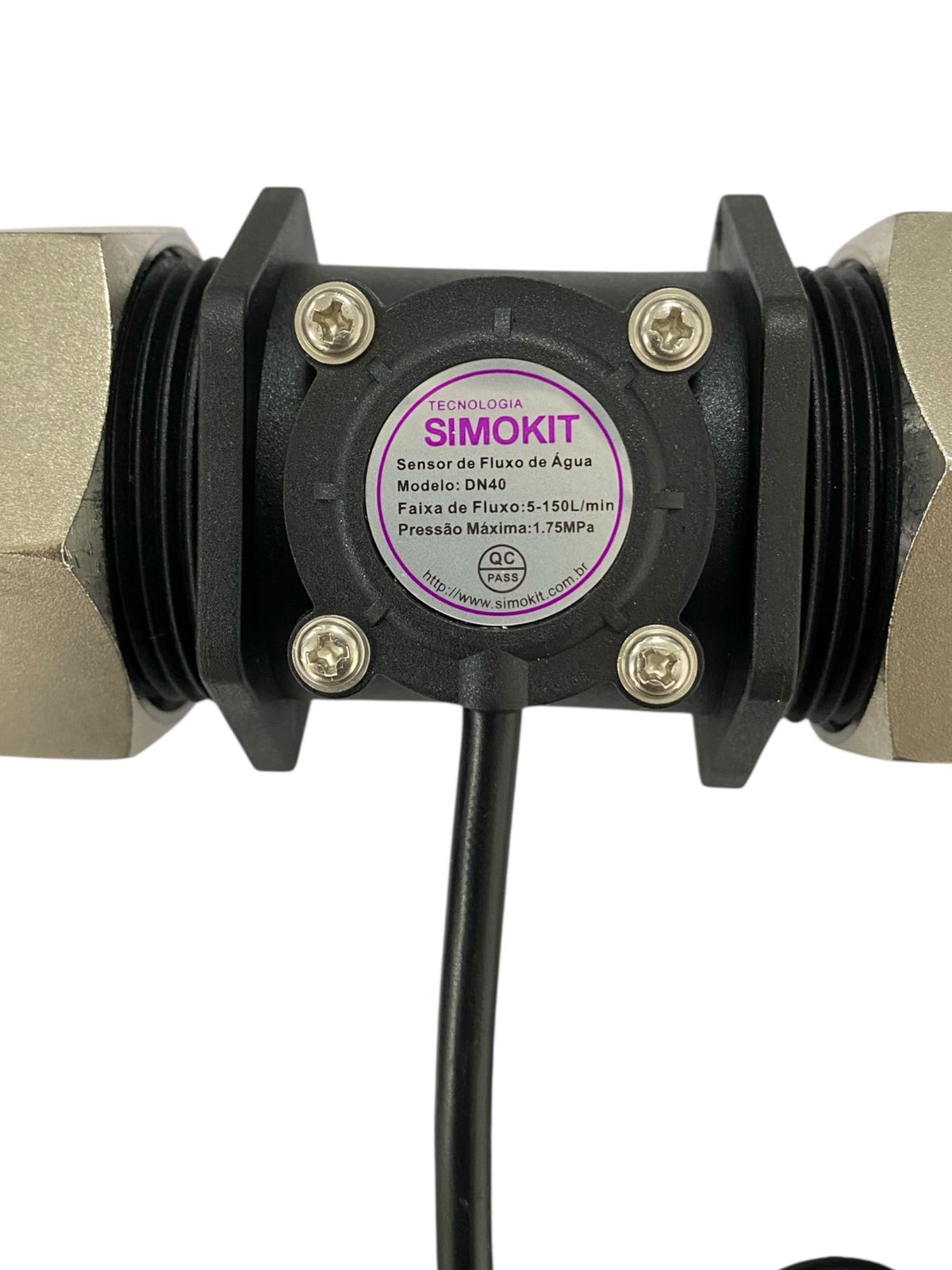 Kit Sensor de Fluxo DN40 Plast Eng + Conexões - Imagem 2