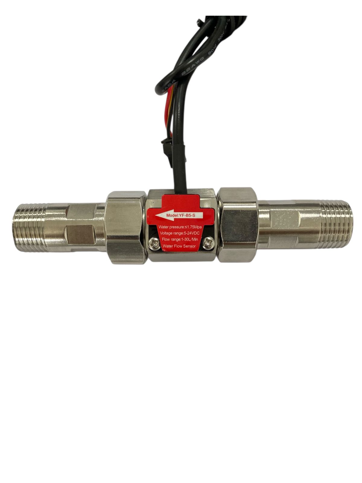 KIt Sensor De Fluxo Inox H Dn20 + Conexões em Inox – SIMOKIT