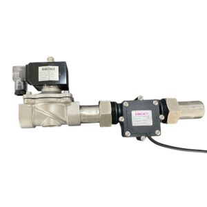 Kit Válvula Solenoide NF Inox DN25 + Sensor Fluxo DN32 + Conexões