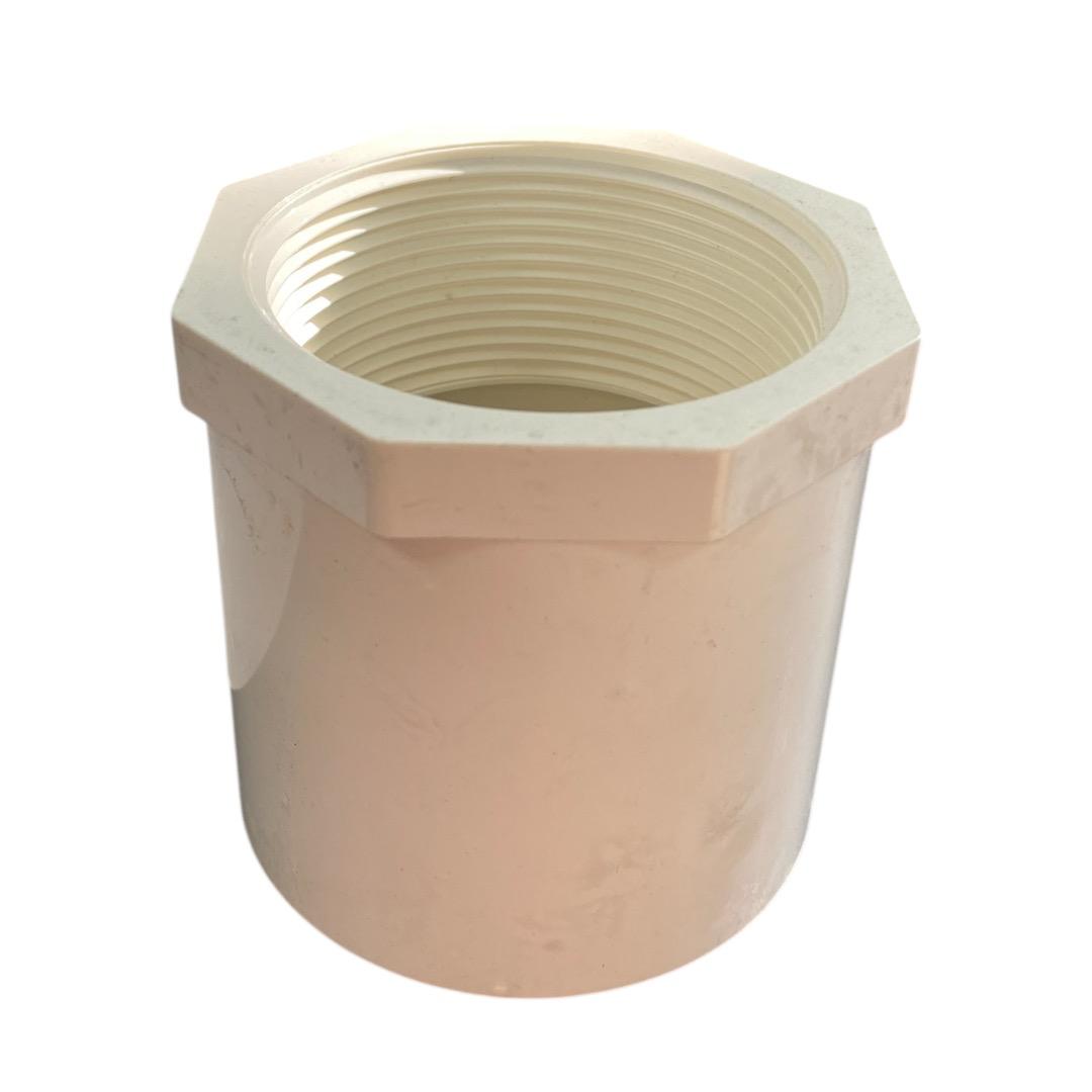 LUVA ROSCÁVEL FÊMEA DN50 (PVC) - Imagem 2