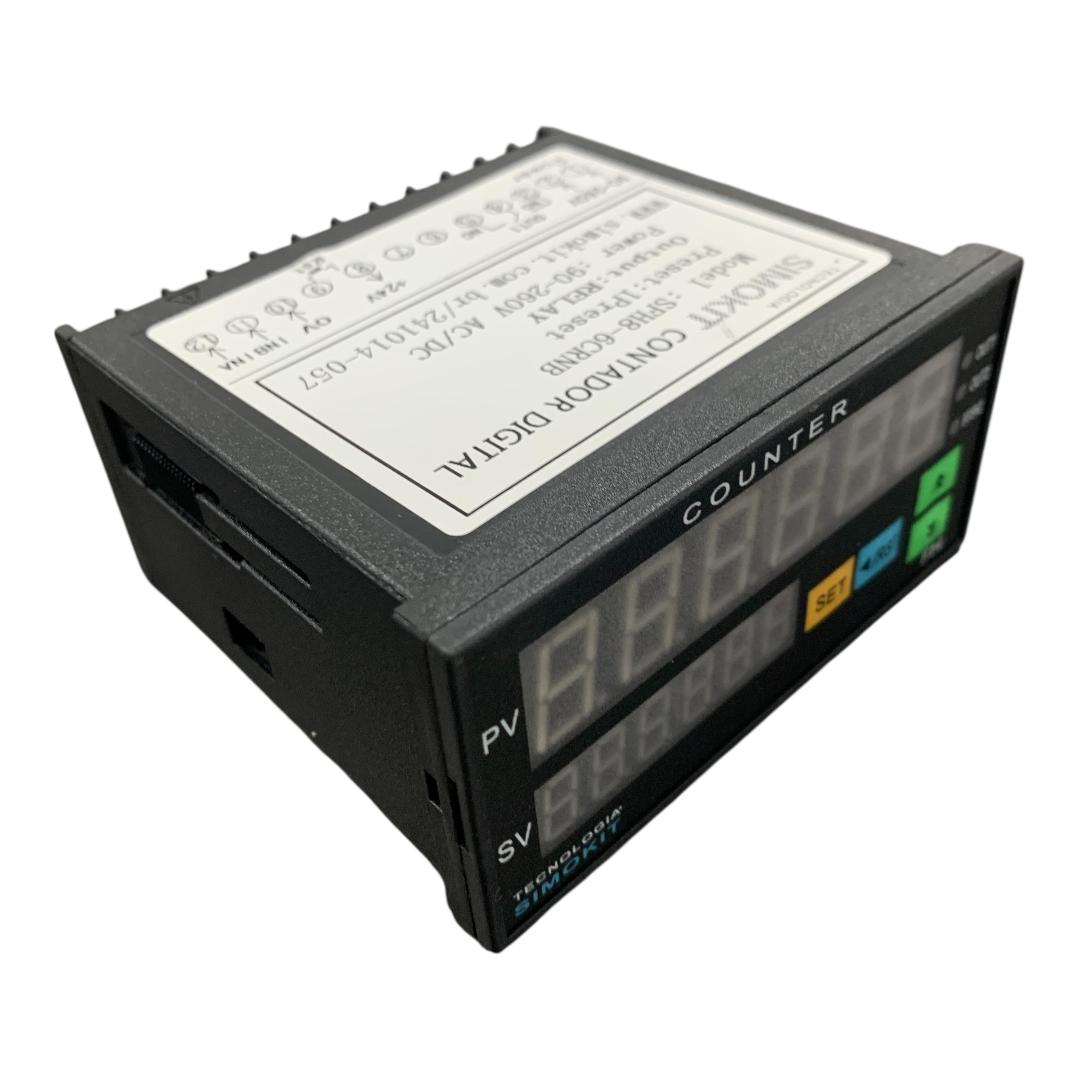 Encoder 200 Pulsos6mm 24v + Roda 96mm+ Contador+ Suporte - Imagem 7