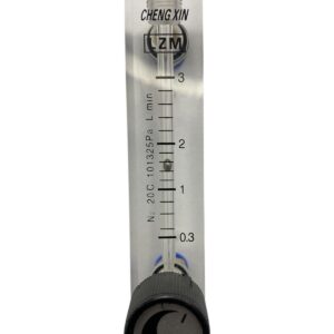 Rotâmetro Painel 8mm Nitrogênio N2 0.3-3 LPM C/ Válvula
