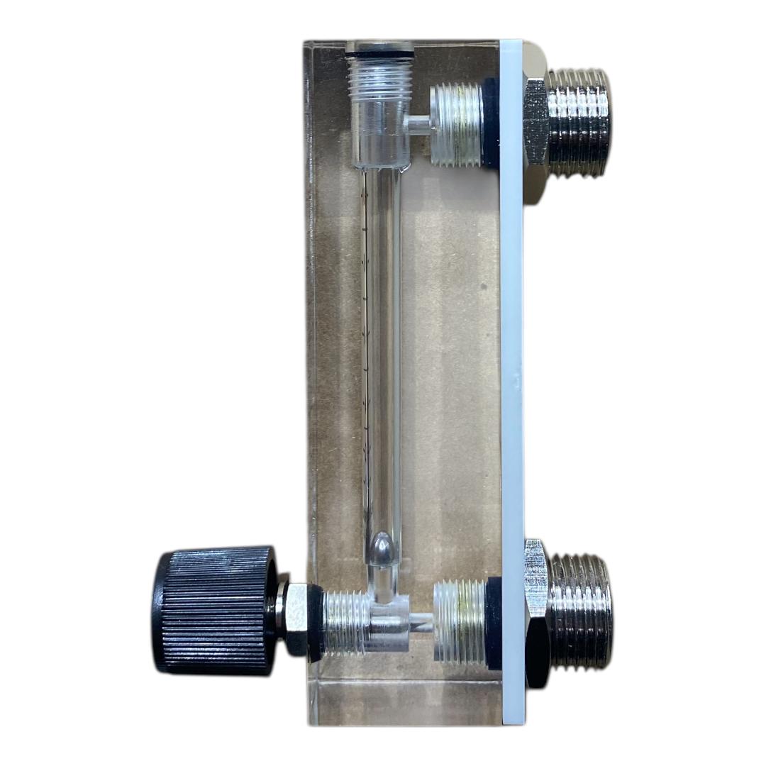 Rotâmetro Painel Água 1/4 1-10L/H C/ Válvula - Imagem 2