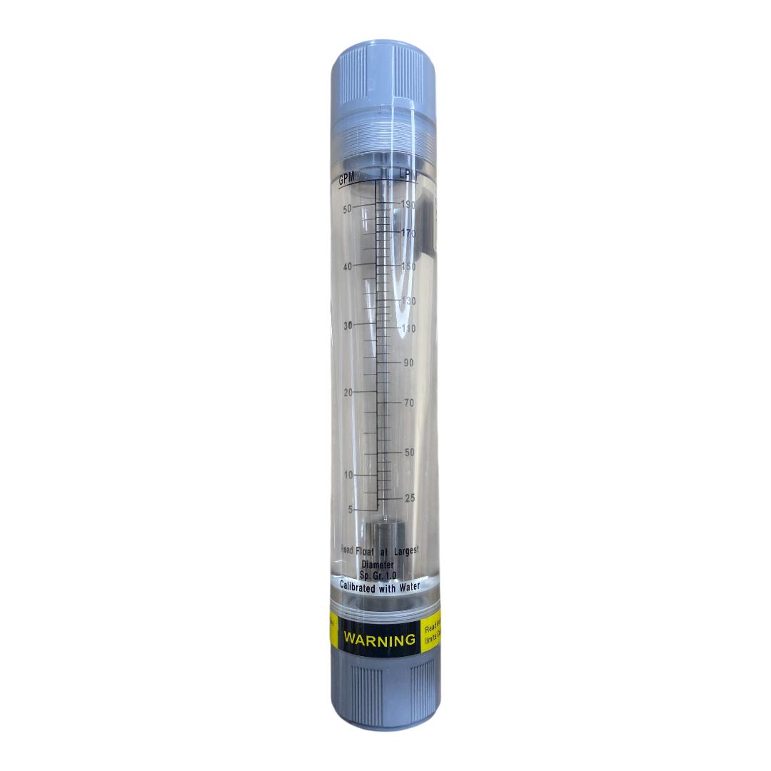 Rotâmetro Água 25 A 190 LPM BSP DN25