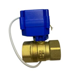 Válvula Esfera Reta Latão Dn25 CR02 9-24v