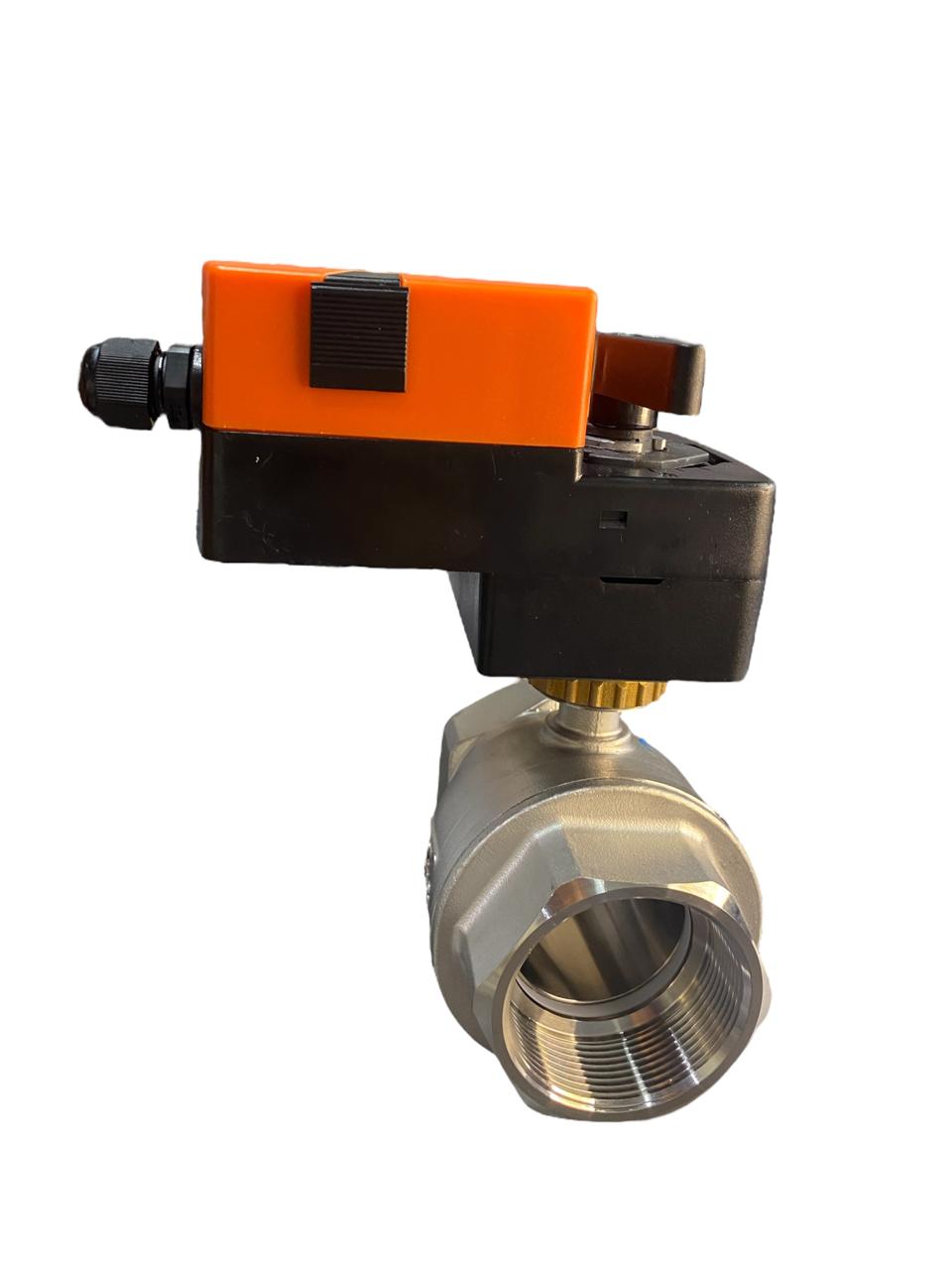 Válvula Esfera Reta Inox DN50 Proporcional 0-10V - 4/20mA - Imagem 2