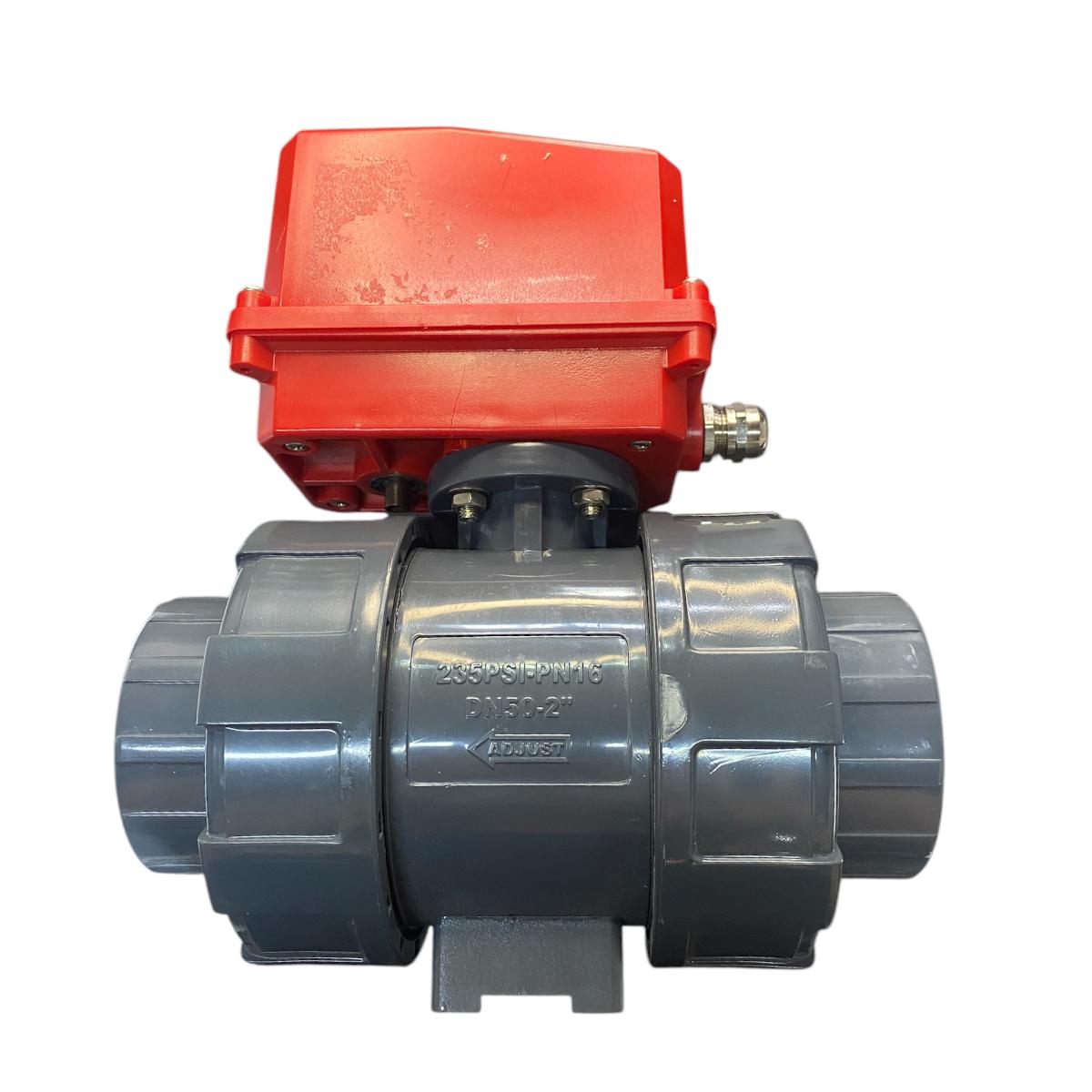Válvula Esfera Reta UPVC DN40 CTF02 220V