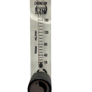 Rotâmetro Painel Água 8mm 16-160ML/Min C/ Válvula
