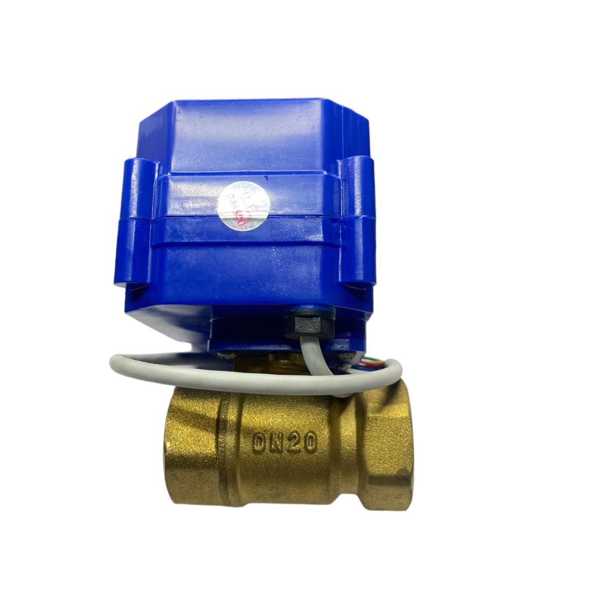 Válvula Esfera Reta Latão DN20 CR04 220V - Imagem 2