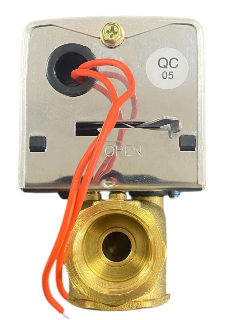 Válvula Esfera Reta Latão DN15 NF 220V AC e RETORNO POR MOLA - Imagem 6