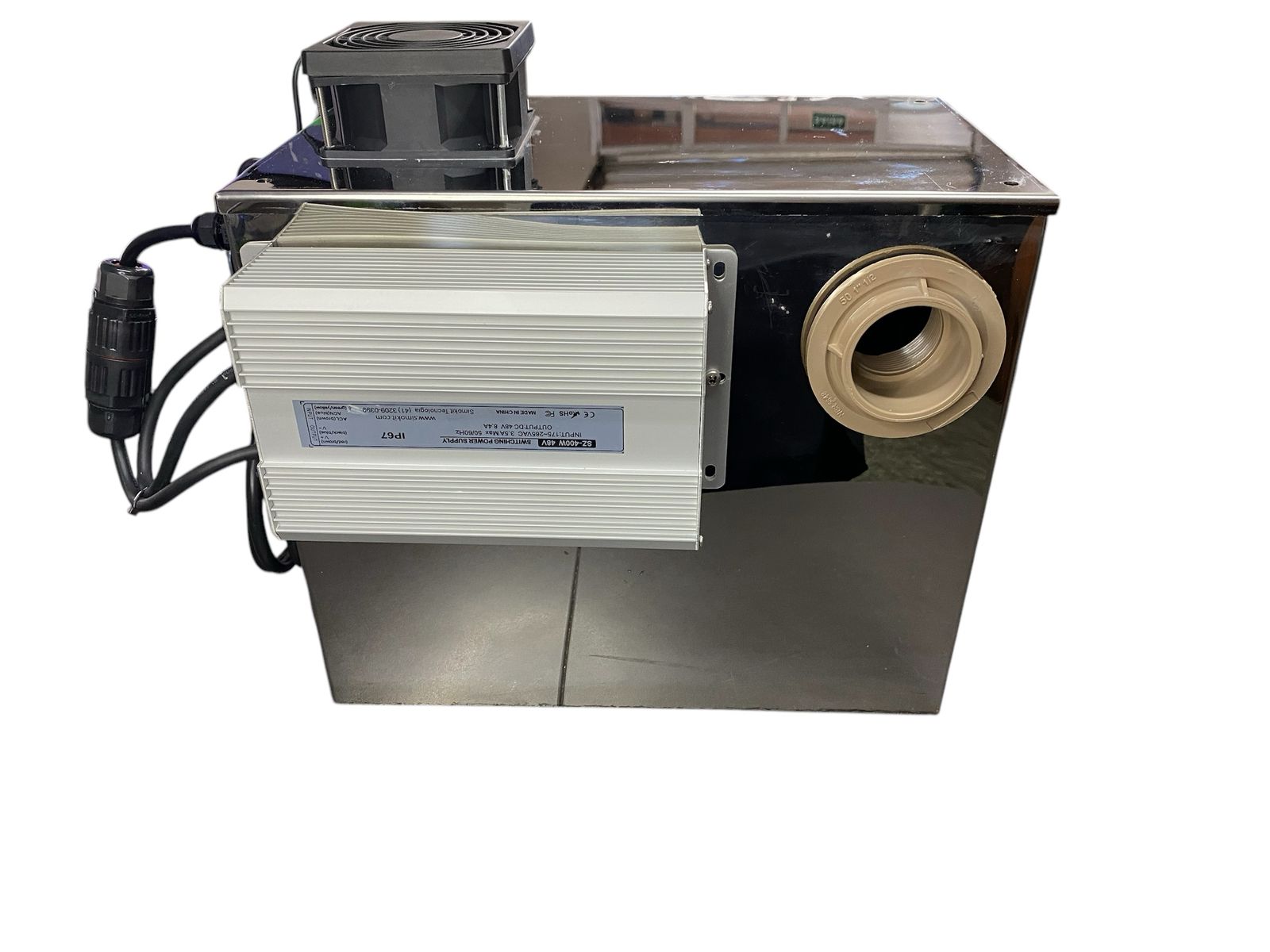 Umidificador Industrial 10kg/hora Inox Saída Lateral DN50 em Inox