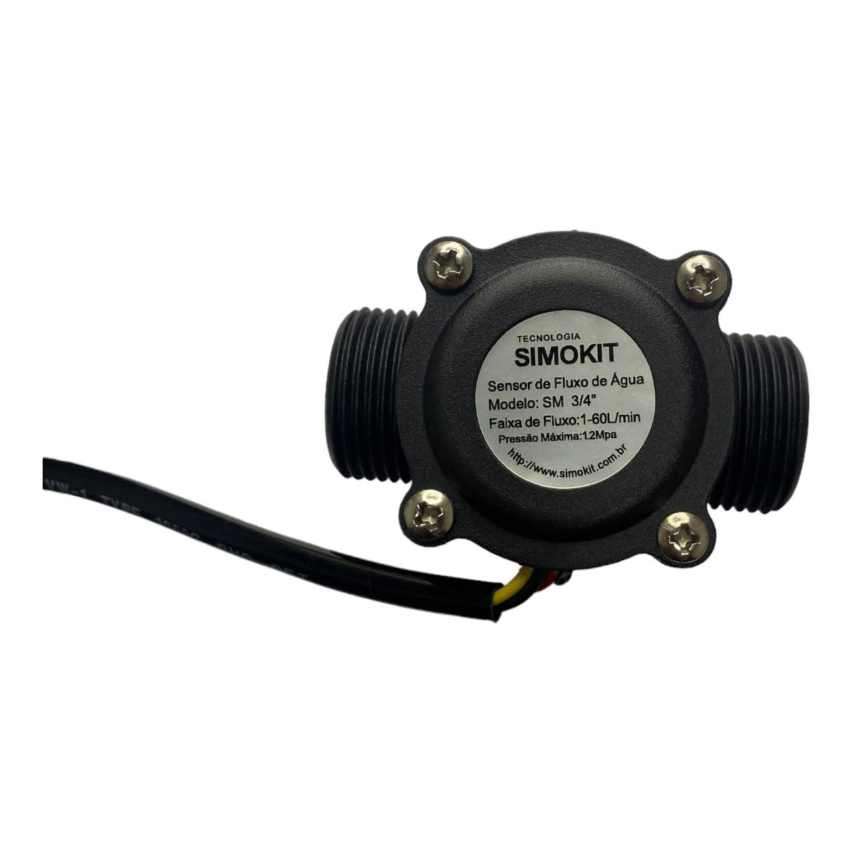 Kit Medidor Fluxo Dosador De Água Automático 3/4" - Imagem 3