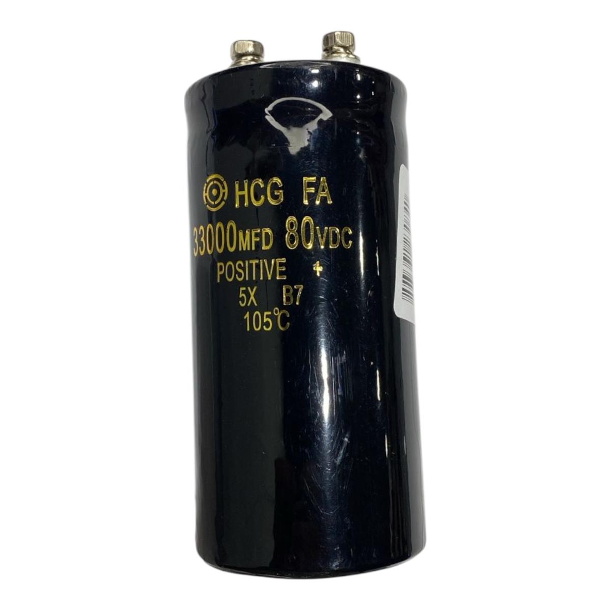 Capacitor Eletrolítico 33000uf 80v 50x105mm