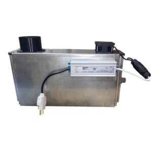 Umidificador Industrial 1kg/hora c/ controlador umidade - UV em Inox