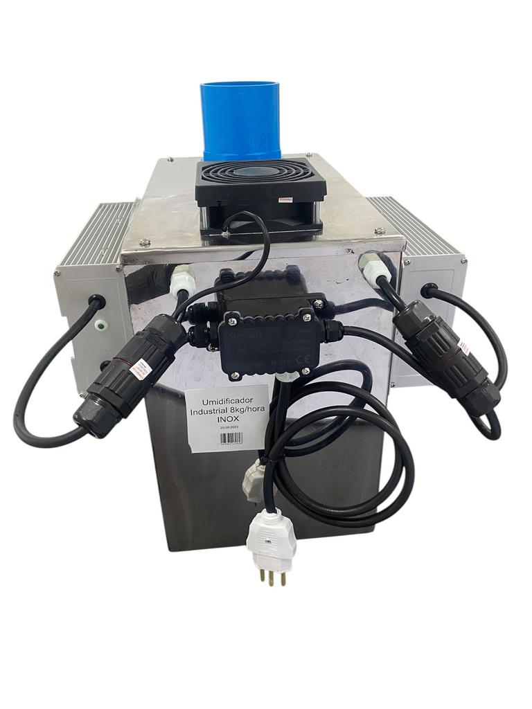 Umidificador Industrial 8kg/hora c/ controlador umidade Wi-Fi em Inox - Imagem 2