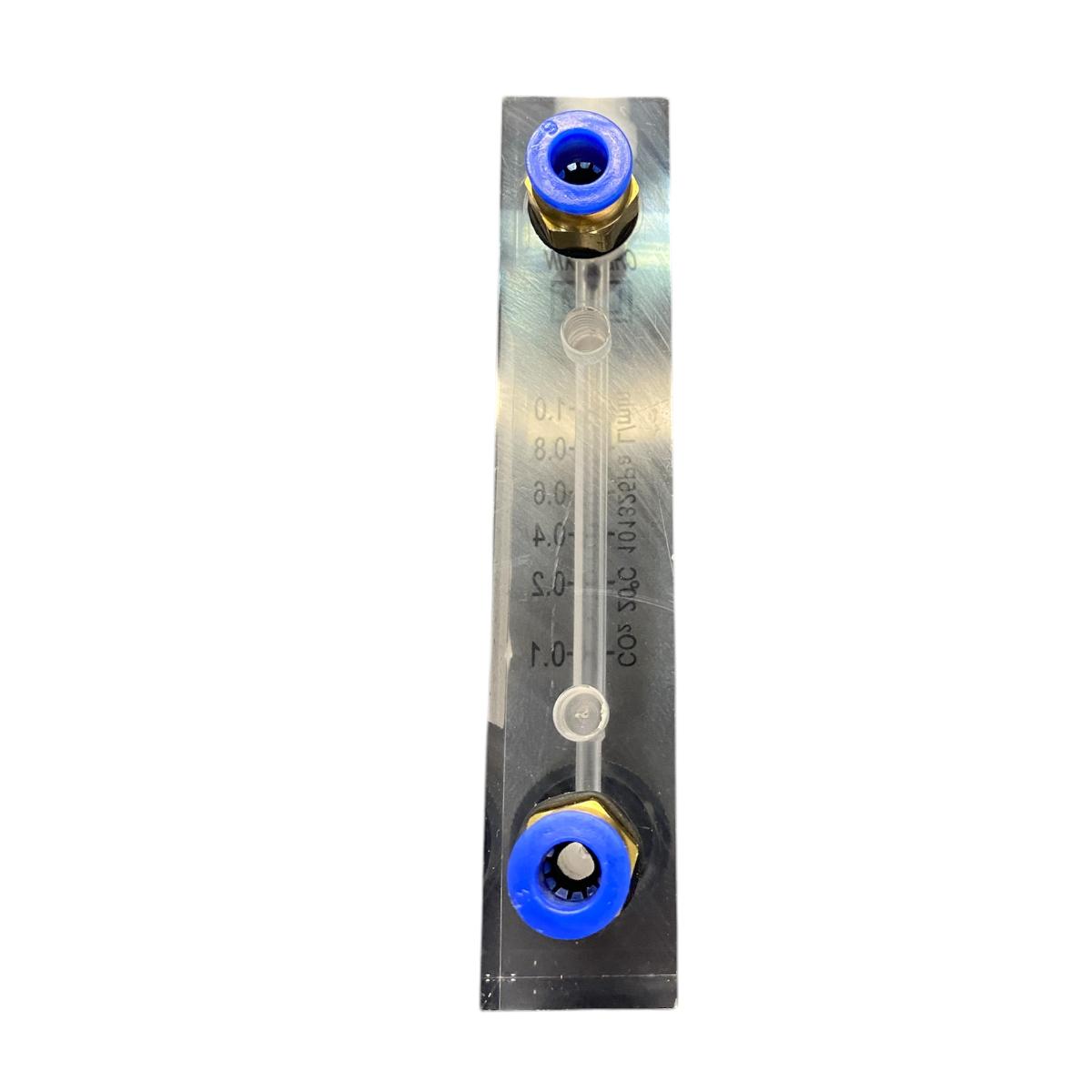 Rotâmetro Painel 6mm Nitrogênio N2 2-25 LPM C/ Válvula - Imagem 3